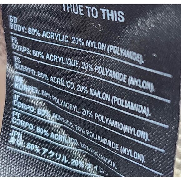 Stone Row gray taupe and cream striped scoop neck light weight pullover sweater - Picture 6 of 6